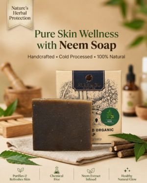 Neem Soap for clean and healthy-looking skin.